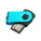 Otočný USB flash disk TWISTER MINI - UDM026_3 - variant PU UDM026-q00001