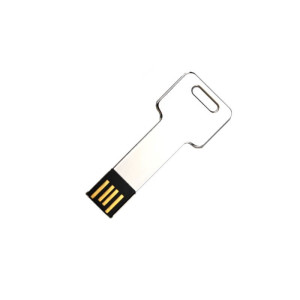 Kovový USB flash disk ve tvaru klíče. Ideální pro tampon tisk, nebo laser loga - Reklamnepredmety