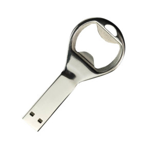 Kovový USB flash disk ve tvaru otvíráku - Reklamnepredmety