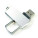 Výklopný kovový mini USB flash disk - UDM089_8 - variant PU UDM089-q00001