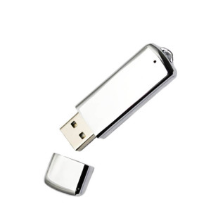 Elegantní kovový USB flash disk REAL - Reklamnepredmety