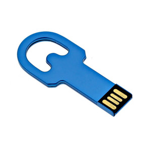Kovový USB flash disk ve tvaru klíče pro potisk - Reklamnepredmety