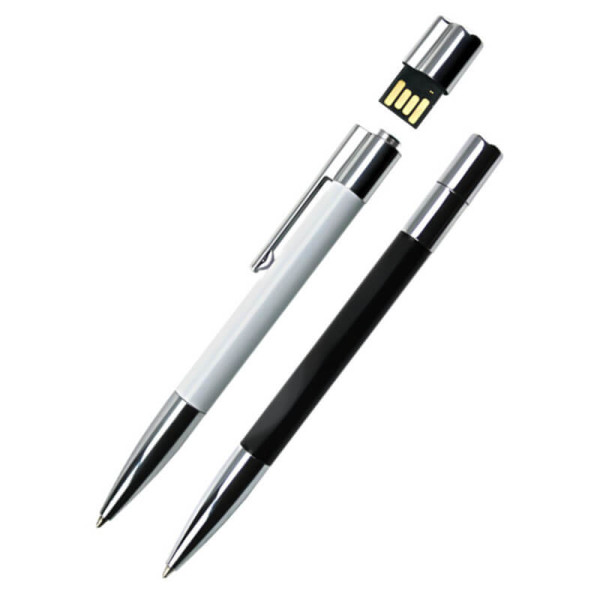 Nejtenčí kovový USB flash disk + pero