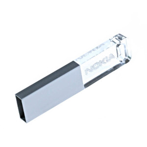 Mini USB flash disk s LED podsvíceným logem - Reklamnepredmety