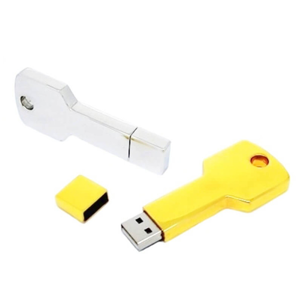 Masivní kovový USB flash disk ve tvaru klíče