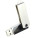 Luxusní kovový USB flash disk s otočnou krytkou konektoru - UDM964_2 - variant PU UDM964-q00001