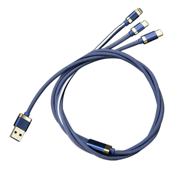 Napájecí USB kabel 3 V 1 JEANS
