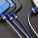 Napájecí USB kabel 3 V 1 JEANS - ACC060_5 - variant PU ACC060-q00001