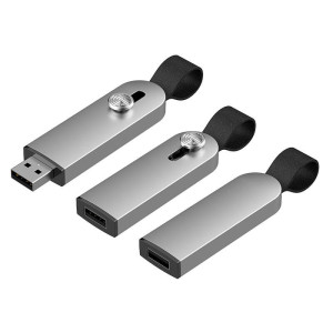 Elegantní kovový výsuvný USB flash - Reklamnepredmety