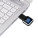 USB klíč s LED LIGHT-UP logem - UDP1550_6 - variant PU UDP1550-q00001