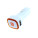 USB auto adaptér 2.1A + 1A, oranžové LED podsvícení - CLA0163_3 - variant PU CLA0163-q00001
