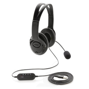 Kancelářský headset s mikrofonem - Reklamnepredmety