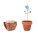 Malý květináč FORGET ME NOT - mo6146-40 - variant Mo MO6146-40