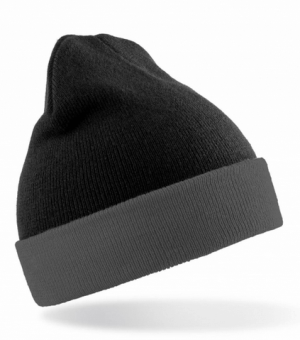 Recyklovaná čepice Black Compass Beanie - Reklamnepredmety