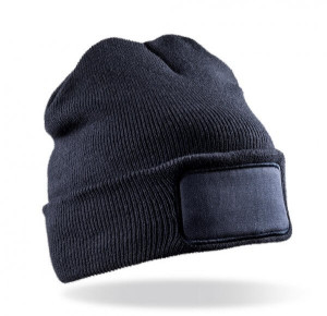 Recyklovaná čepice Double Knit Beanie pro tiskárny - Reklamnepredmety