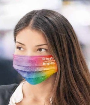 Sublimační opakovaně použitelná maska