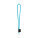 SET Lanyard TUBE Long (Ø 7 mm) s kroužkem Ø 32 mm — modrá světlá