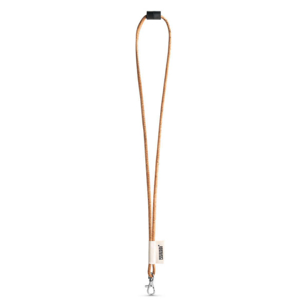 Lanyard se vzhledem přírodního korku Cork Long Set