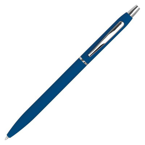 Pogumované kovové kuličkové pero Rubber