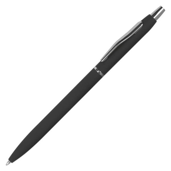 Pogumované kovové kuličkové pero Rubber