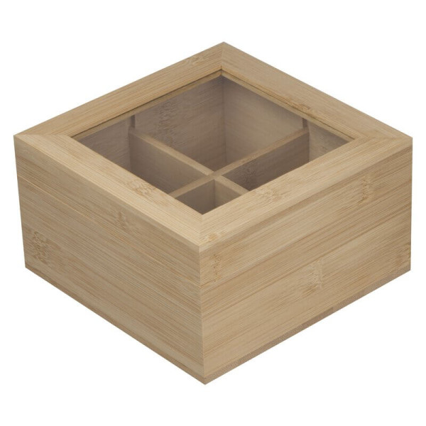 Krabička na čaj z bambusového dřeva