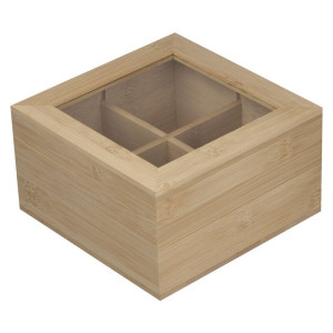 Krabička na čaj z bambusového dřeva - Reklamnepredmety