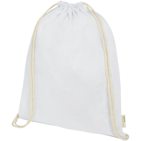 Orissa 100 g/m² GOTS šňůrkový batoh z organické bavlny