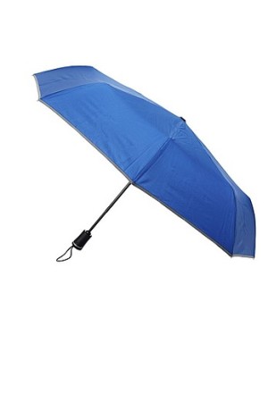 Skládací deštník s reflexním páskem a karabinou SCHWARZWOLF CRUX - Reklamnepredmety