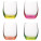VS HATTA sada 4 neonových sklenic - mix barev - h0200200zh1_a - variant I H0200200ZH1