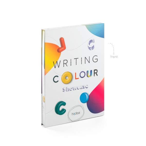 COLOUR WRITING SHOWCASE. Vzorník s 20 barevnými kuličkovými pery