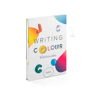 COLOUR WRITING SHOWCASE. Vzorník s 20 barevnými kuličkovými pery - Reklamnepredmety