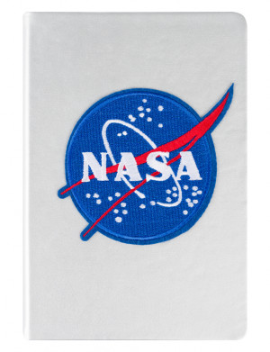 Notes NASA stříbrný - Reklamnepredmety