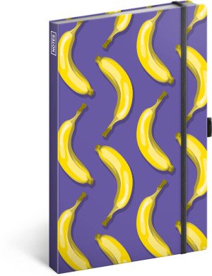 Notes Banány, linkovaný, 13 × 21 cm - Reklamnepredmety