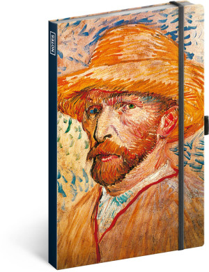 Notes Vincent van Gogh, linkovaný, 13 × 21 cm - Reklamnepredmety