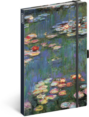 Notes Claude Monet, linkovaný, 13 × 21 cm - Reklamnepredmety