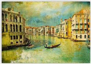 Dřevěný obraz Venezia IV. - Reklamnepredmety