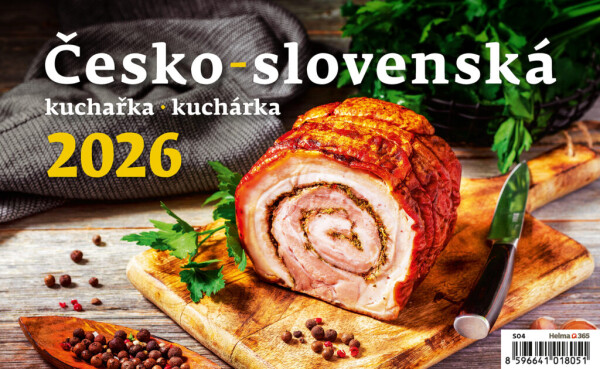 Kalendář Česko-slovenská kuchařka/kuchařka