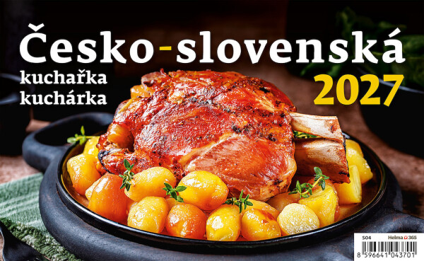 Kalendář Česko-slovenská kuchařka/kuchařka
