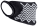 Maska Zigzag Result Hygiene - blackwhite - variant