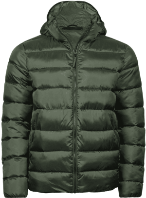 Lehká prošívaná bunda s kapucí Tee Jays - Reklamnepredmety