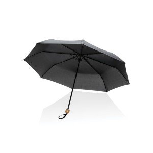 20,5" bambusový deštník Impact ze 190T pongee RPET AWARE™ - Reklamnepredmety