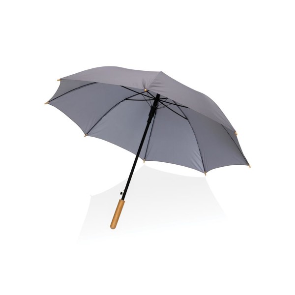 23" bambusový auto-open deštník Impact ze 190T RPET AWARE™,