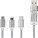 Nabíjecí kabel 3v1 s dvojitým vstupem Versatile - 12418081_D1 - variant PF 12418081