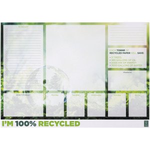 Poznámkový blok A2 z recyklovaného papíru Desk-Mate® - Reklamnepredmety