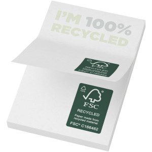 Recyklované lepicí poznámky 50 x 75 mm Sticky-Mate® - Reklamnepredmety