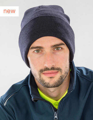 Lyžařská čepice z RPET - Reklamnepredmety
