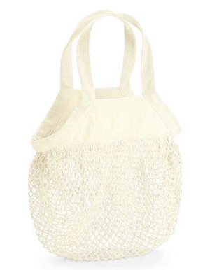 Mini síťovaná taška z organické bavlny - Reklamnepredmety
