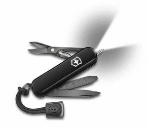 Kapesní nůž s LED světlem Signature Lite Onyx Black - Reklamnepredmety