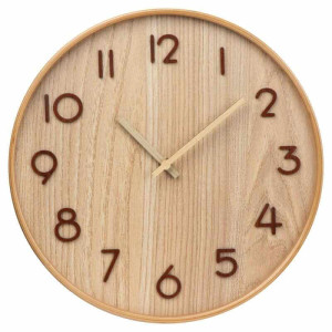 Dřevěné nástěnné hodiny - Reklamnepredmety