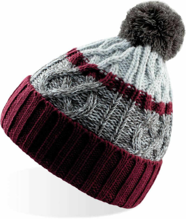 Pletená čepice s bambulí Cool
